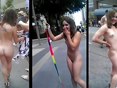 Toronto Pride Dame - Public Nudity - Supercut