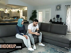 Hijab Hookup - Fabulous Big Titted Arab Ultra-cutie Screws Her Soccer Coach To Keep Her Place In The Team