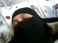 הערבית המצרית אשתו עם niqab 