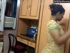 Indian bhabhi undressing hidden web cam