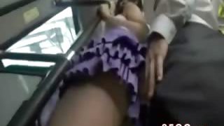 horny cougar fucked by bus geek