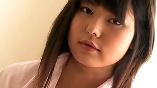 Uber-cute Asian Yusa Ozawa takes off her college uniform to demonstrate what she's got