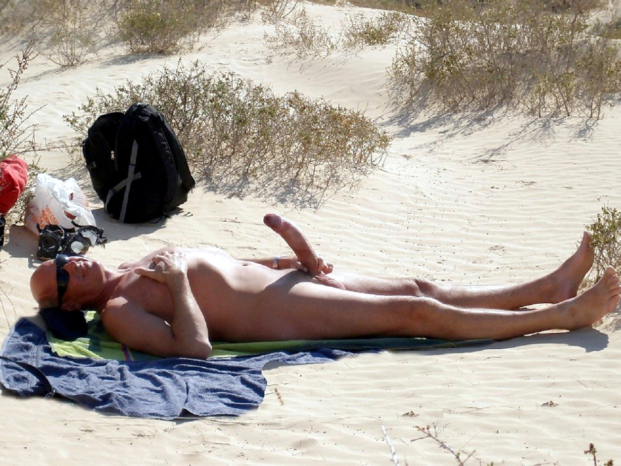 Handjob nude beach