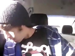 Masturbating In His Car