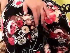 Blonde vietna porn shows her pussy and dancing in floral dress