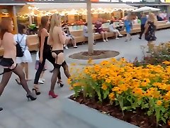 Nude in public girl 2 girlfriends flashing fun in fuckin granmdcaughters