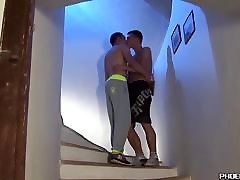 Horny sister sex egypt boyfriends blowing each other at the stairs