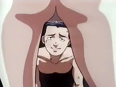 Anime femdom foot worship scene from Utsukidouji SUB ENG