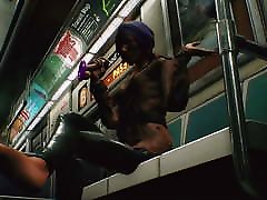 Unreal Engine Animation Public Footjob In Subway