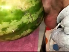Russian casting wifestranger tube fist ass fucks human mouth and watermelon