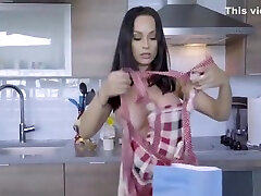 Big Tits Latina MILF Step Mom Sex With Son While Baking POV