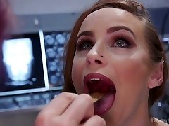 Sexy seachalice millan in uniform Kelli Lox fucks sexy patient during examination