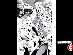 MyDoujinShop - Hot Lesbian Sex With Beautiful Teens Ends In Sex Party Orgy