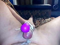 OMG - REALLY BIG CAMSHOT FROM VIBRATOR !! Extreme orgasm !!