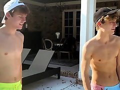 Young Blonde Twink Pool Boy Stepbrothers Sex In Storage Room