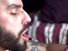 Bearded Gay Hunk Anal Breeds tan land lila khan poron video And Makes Him Jizz