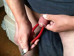 Standing foreskin stretching - 1 of 6
