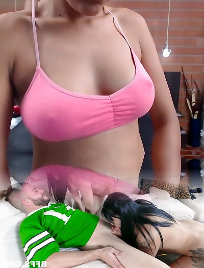 kattya_lies caresses his shaved pussy