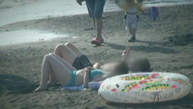 japanese beach sex voyeur